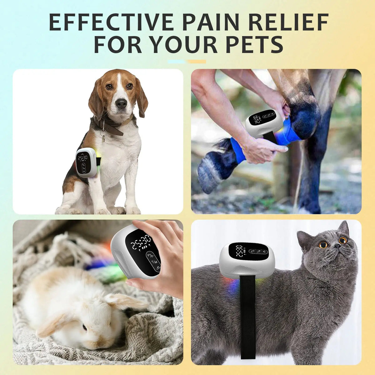 Medical Grade Cold Laser Therapy Home Device for Pets - Red Light Therapy for Arthritic Pains, Skin Infections & Muscle Recovery