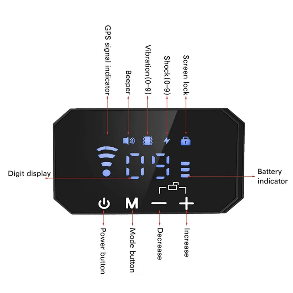 GPS Wireless Safety Fencing Device 100~3280 Ft