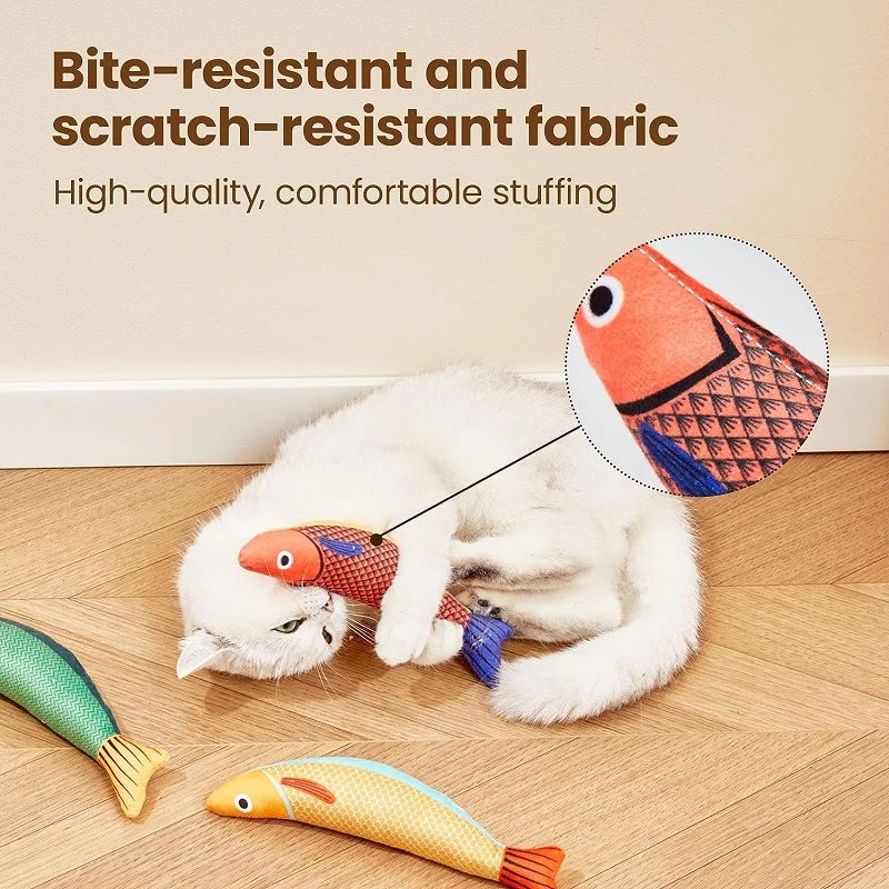 Fish Catnip Plush Toy