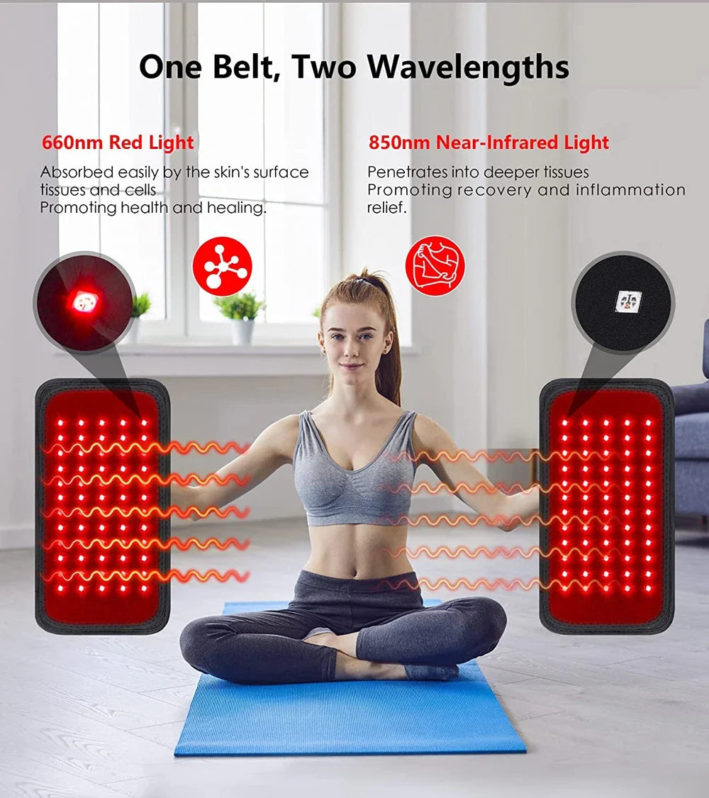 Red Light Infrared Therapy Pads For Pain Relief, Recovery (850nm 660nm)