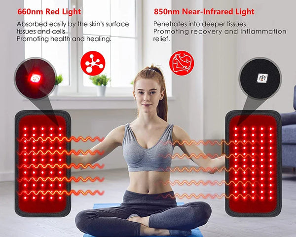 Red Light Infrared Therapy Pads For Pain Relief, Recovery (850nm 660nm)