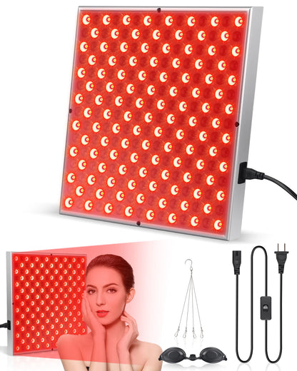 45W Red Light Therapy Panel Lamp for Anti Aging Treatment for Pain Relief, Skincare  & Facial Beauty with 225 LEDs