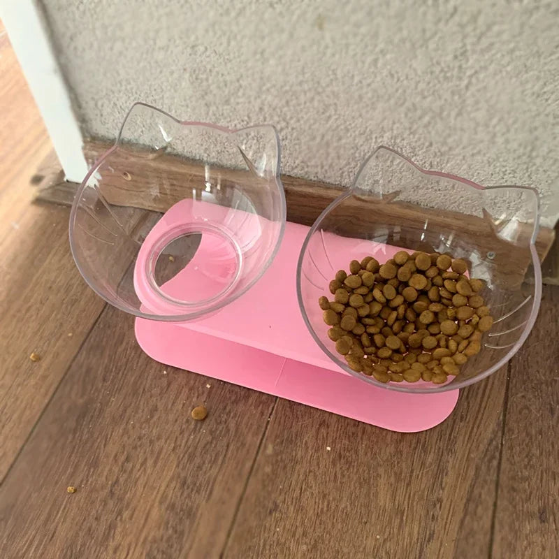 Elegant & Elevated Cat Feeding Station