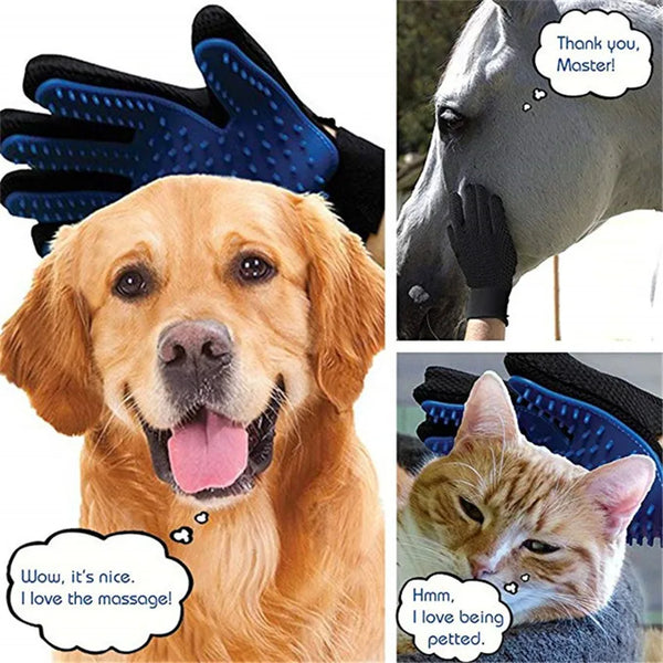 Pet Hair Grooming Gloves