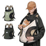 Front Facing Carrier - Breathable Canvas Sling Bag with Cross Shoulder Straps