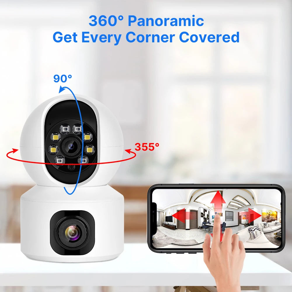 WIFI Wireless Smart Home Security Surveillance Camera Two-way Audio, Pet Monitor & Video Record