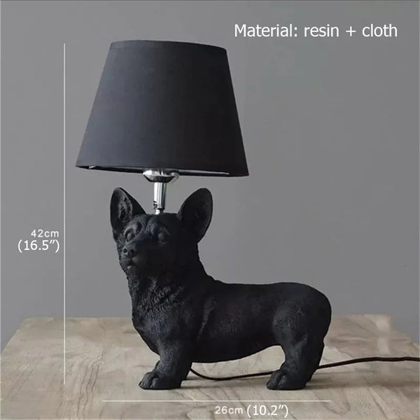 Table Lamps LED Resin Modern Nordic Creative Cartoon Dog Decoration Desk Light For Home