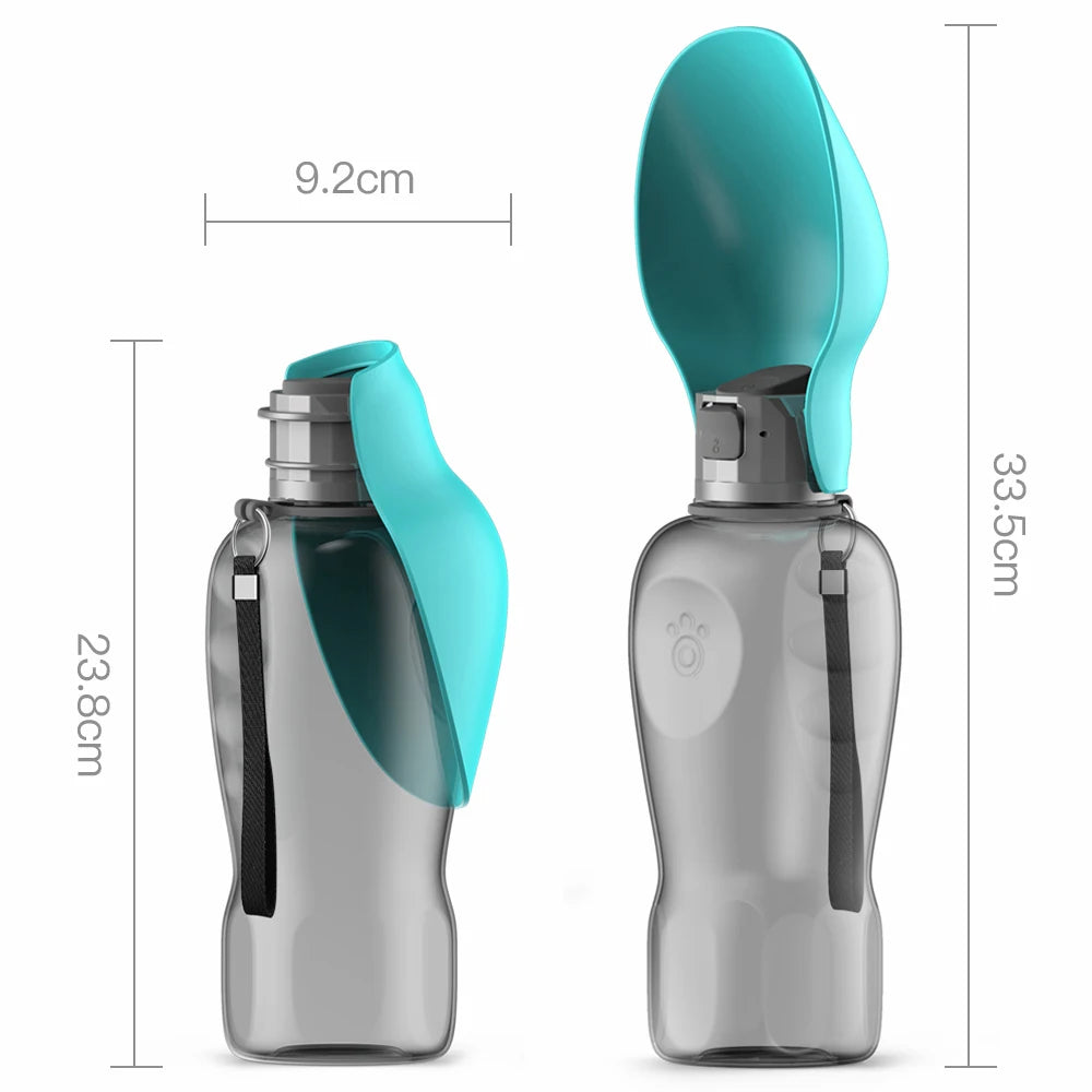 800ml Lightweight & Foldable Water Bottle For Pet Outdoor