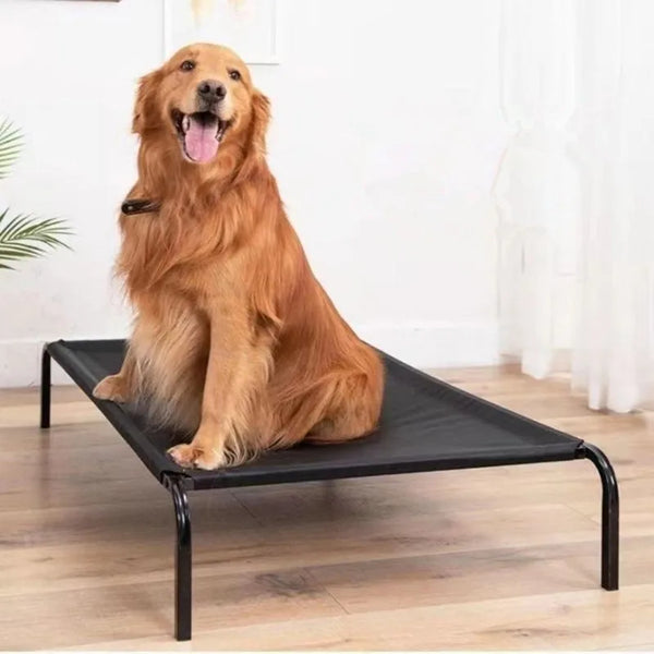 Elevated Pet Bed Breathable Mesh - Washable & Detachable, for Indoor & Outdoor