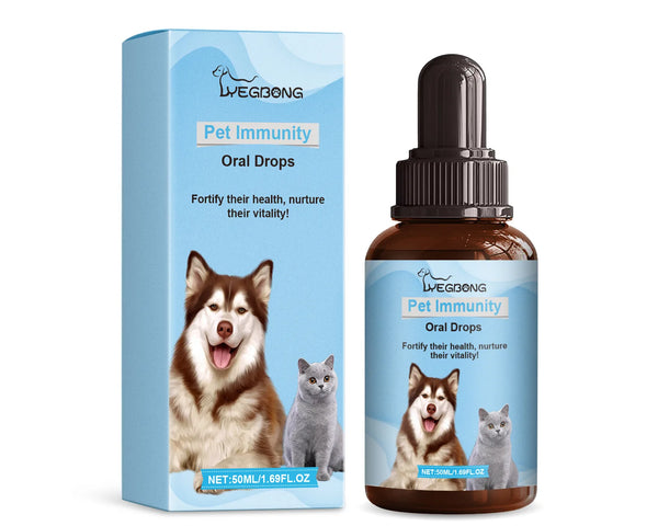 Pet Immune Drop Nutrient Supplement Boosts Gut Health and Enhance Overall Wellness