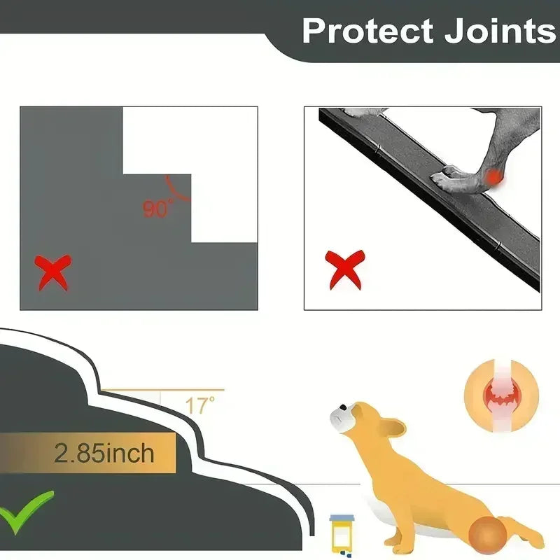 Pet Steps /Ramp - Safety Non-Slip Memory Foam