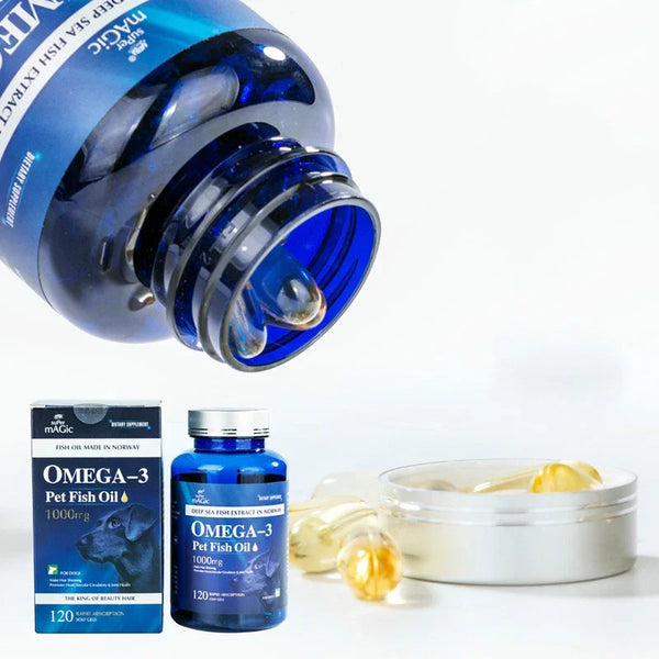 Salmon Deep-sea Fish Oil OMEGA 3&6 Supplements for Beautiful Hair & Anti-Hair Loss