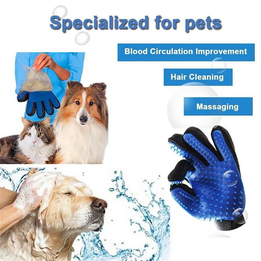 Pet Hair Grooming Gloves