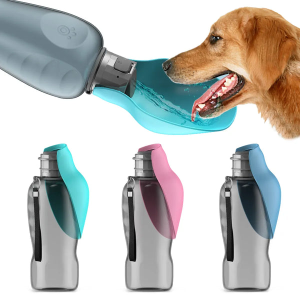 800ml Lightweight & Foldable Water Bottle For Pet Outdoor