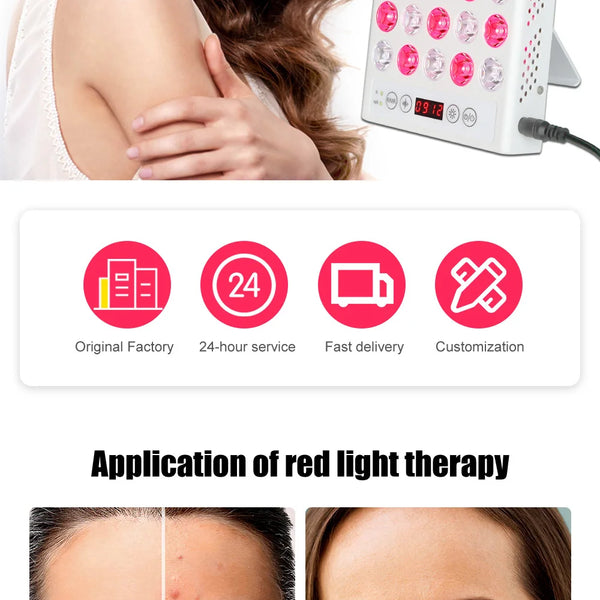 Handheld & Portable 35pcs (660nm 850nm) Desktop Red Light Therapy