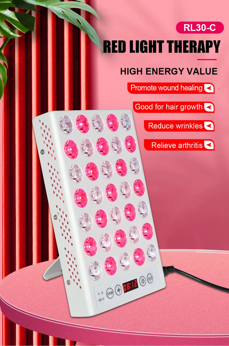 Handheld & Portable 35pcs (660nm 850nm) Desktop Red Light Therapy Panel