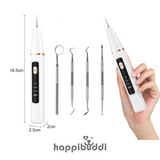 Visual Display of Ultrasonic Dental Scaler with Tools Arranged to Showcase Their Relative Lengths for Size Comparison